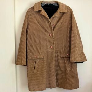 Vintage Corduroy Peacoat